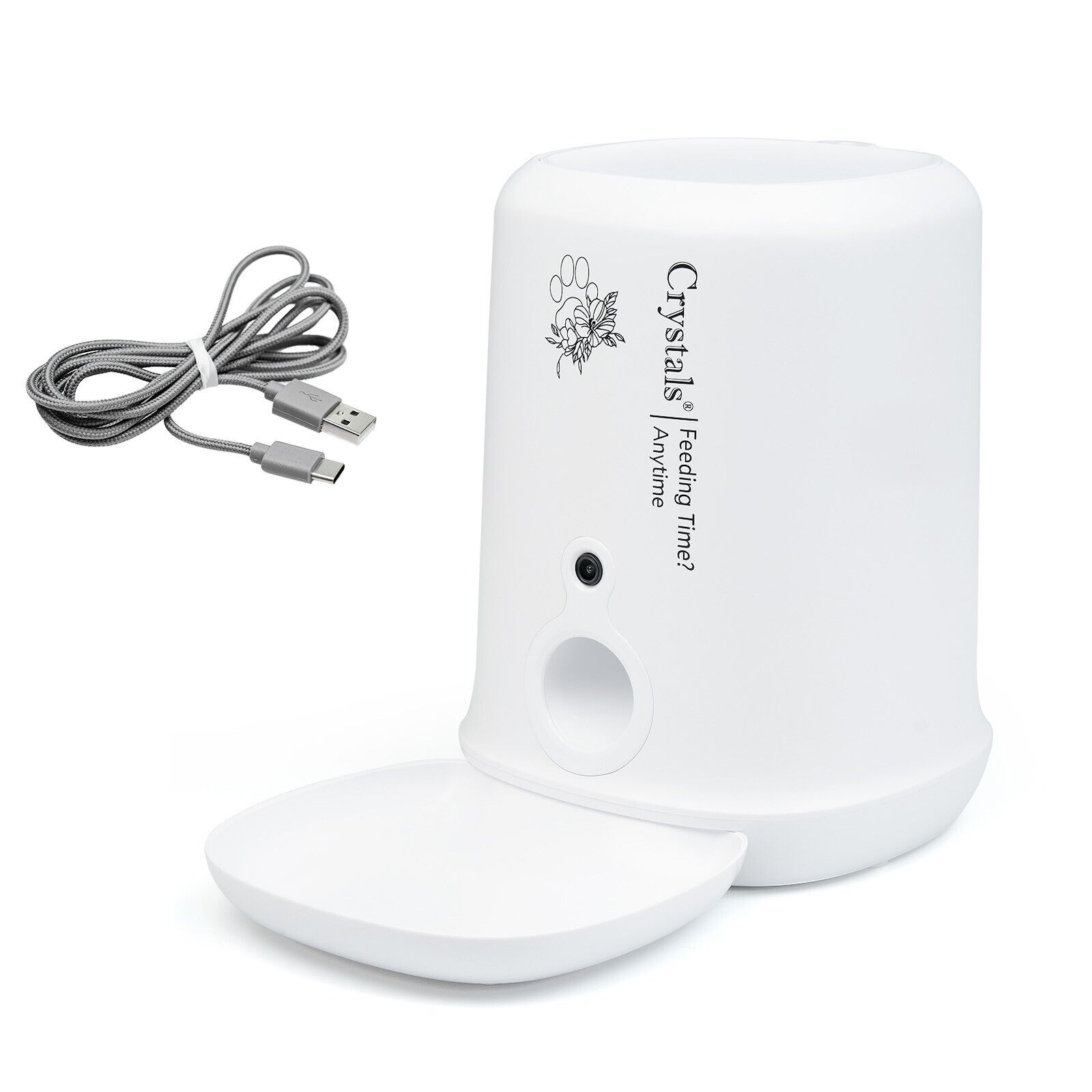 Dog Cat Feeder Automatic Dispenser 4L Pet Dry Food Bowl Dish With Wifi & Camera